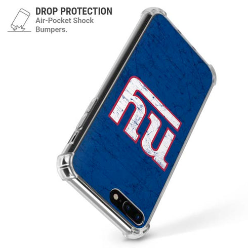 NFL New York Giants Distressed iPhone 7/8 Plus Clear Case