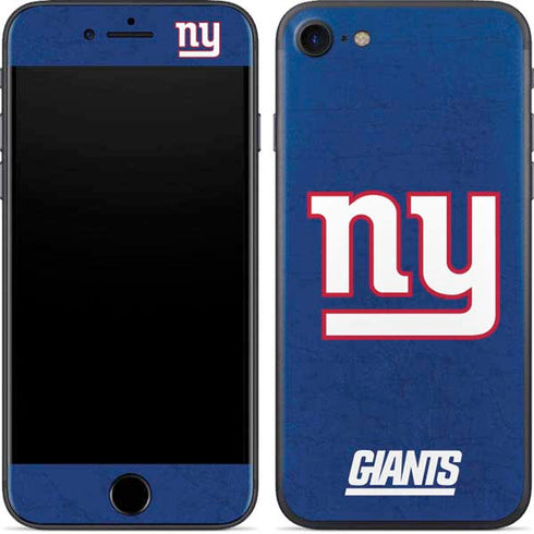 NFL New York Giants Distressed iPhone 7 Skin