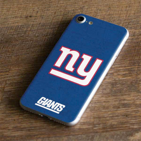 NFL New York Giants Distressed iPhone 7 Skin