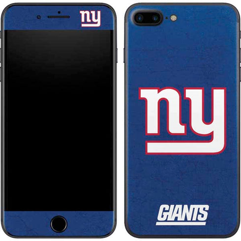 NFL New York Giants Distressed iPhone 8 Plus Skin