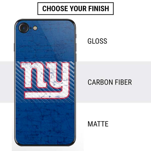 NFL New York Giants Distressed iPhone SE (2nd & 3rd Gen) Skin