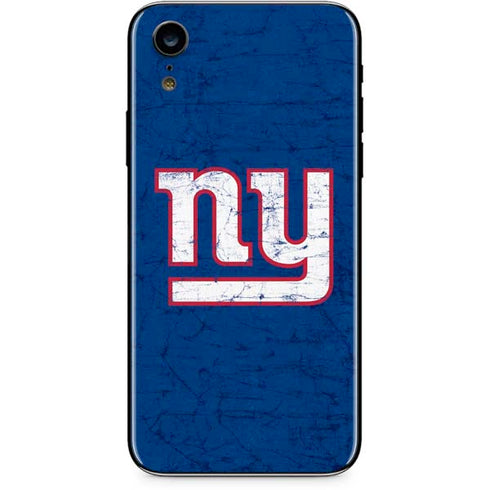 NFL New York Giants Distressed iPhone XR Skin