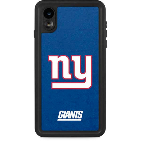 NFL New York Giants Distressed iPhone XR Waterproof Case