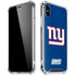 NFL New York Giants Distressed iPhone XS Max Clear Case