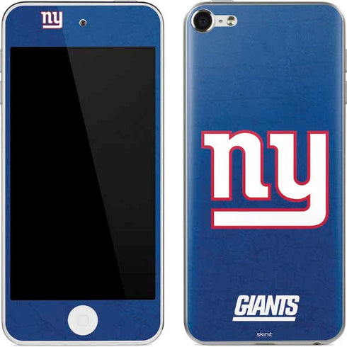 NFL New York Giants Distressed Apple iPod Skin