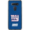 NFL New York Giants Distressed LG K51/Q51 Clear Case