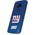 NFL New York Giants Distressed Moto E5 Play Skin