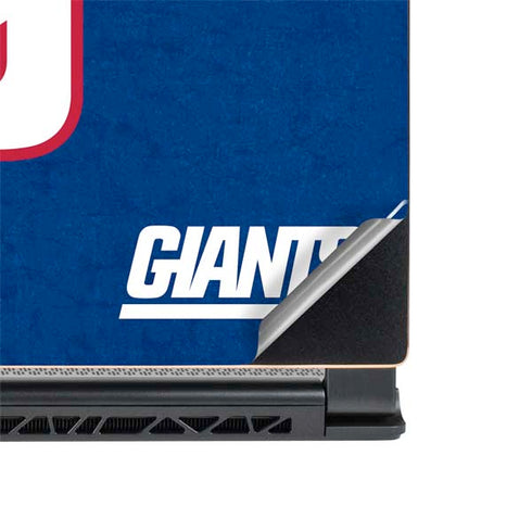 NFL New York Giants Distressed MSI GS65 Stealth Laptop Skin