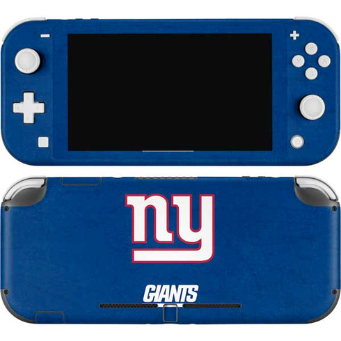 NFL New York Giants Distressed Nintendo Switch Lite Skin