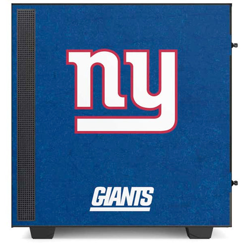 NFL New York Giants Distressed NZXT H510 Compact ATX Mid-Tower Case Skin