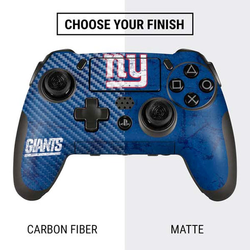 NFL New York Giants Distressed PlayStation Scuf Vantage 2 Controller Skin