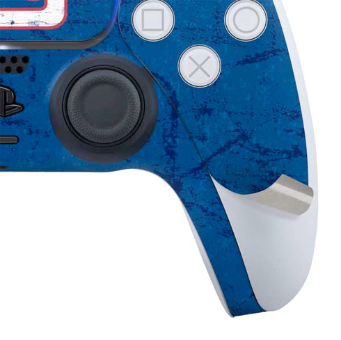 NFL New York Giants Distressed PS5 Bundle Skin