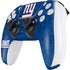 NFL New York Giants Distressed PS5 Controller Skin