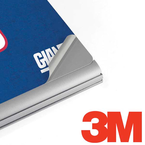 NFL New York Giants Distressed Surface Book 2 15in Skin