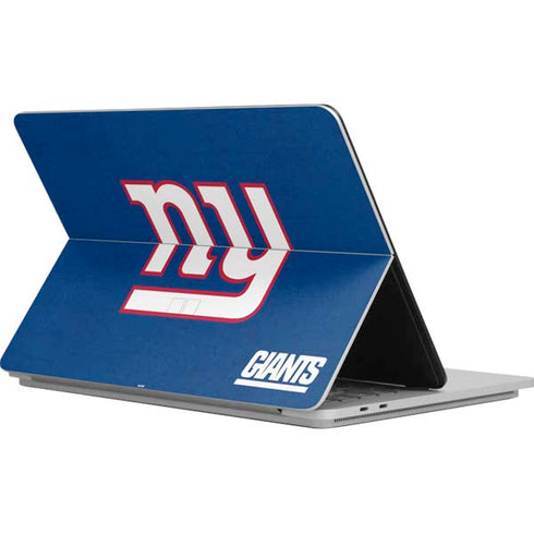 NFL New York Giants Distressed Surface Laptop Studio Skin