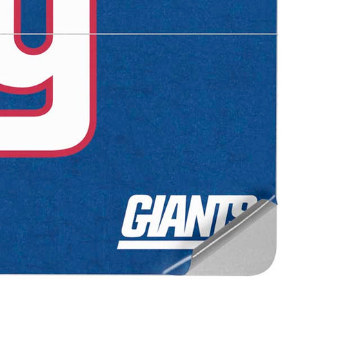NFL New York Giants Distressed Surface Laptop Studio Skin