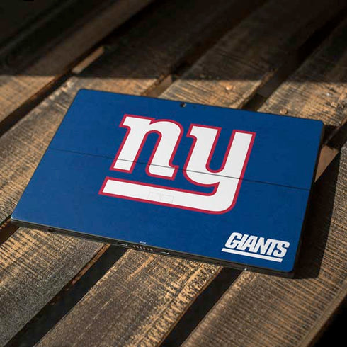 NFL New York Giants Distressed Surface Pro 6 Skin