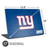 NFL New York Giants Distressed Universal Laptop 17in (13.8 x 10in) Skin