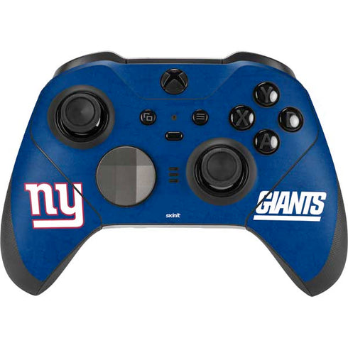 NFL New York Giants Distressed Xbox Elite Wireless Controller Series 2 Skin