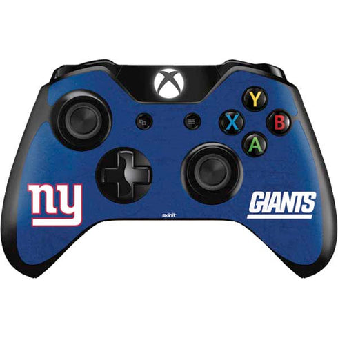 NFL New York Giants Distressed Xbox One Controller Skin