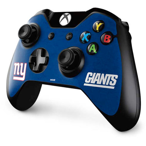 NFL New York Giants Distressed Xbox One Controller Skin