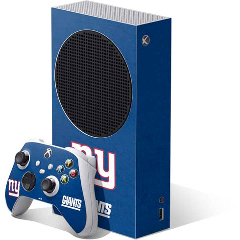 NFL New York Giants Distressed Xbox Series S Bundle Skin