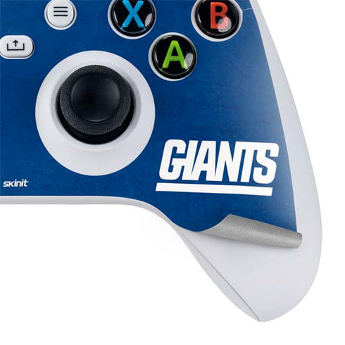 NFL New York Giants Distressed Xbox Series S Bundle Skin