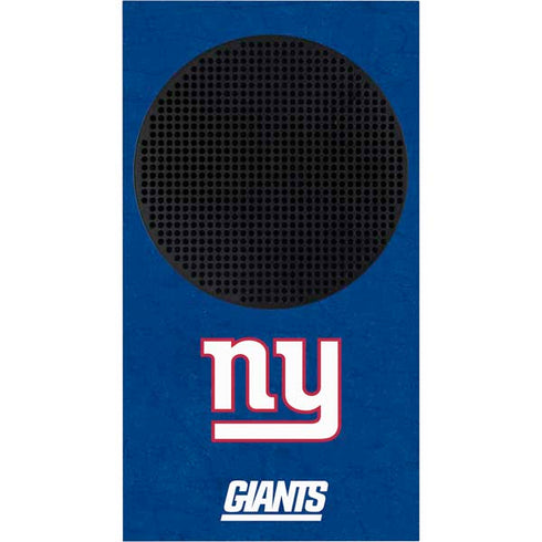 NFL New York Giants Distressed Xbox Series S Console Skin
