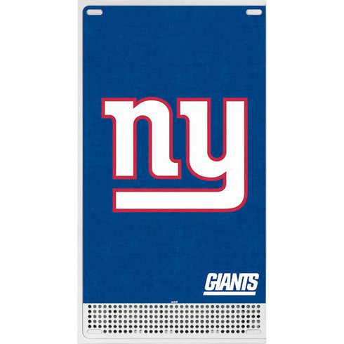 NFL New York Giants Distressed Xbox Series S Console Skin