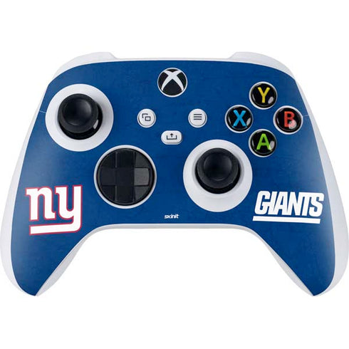 NFL New York Giants Distressed Xbox Series S Controller Skin