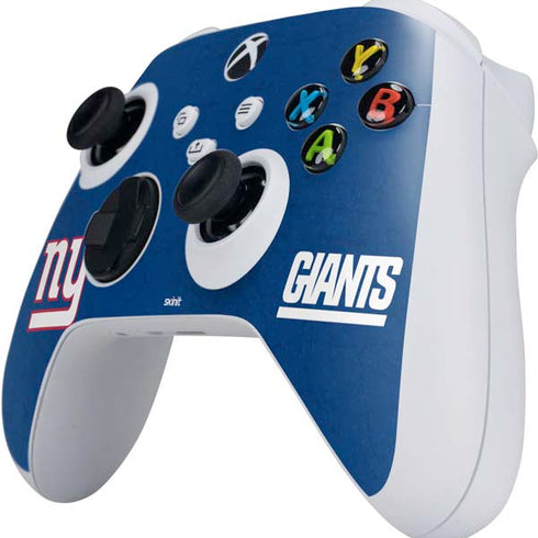 NFL New York Giants Distressed Xbox Series S Controller Skin