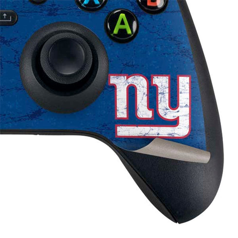 NFL New York Giants Distressed Xbox Series X Bundle Skin
