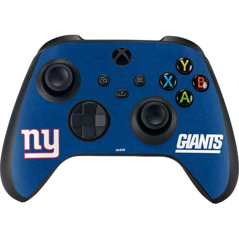 NFL New York Giants Distressed Xbox Series X Controller Skin