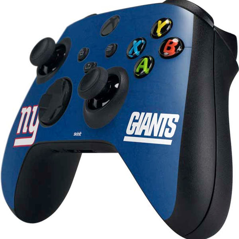 NFL New York Giants Distressed Xbox Series X Controller Skin