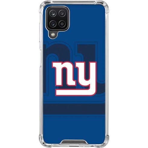 NFL New York Giants Double Vision Galaxy A12 Clear Case