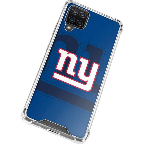 NFL New York Giants Double Vision Galaxy A12 Clear Case