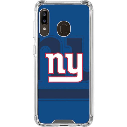 NFL New York Giants Double Vision Galaxy A30 Clear Case