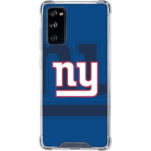 NFL New York Giants Double Vision Galaxy S20 FE Clear Case