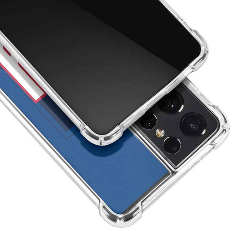 NFL New York Giants Double Vision Galaxy S21 Ultra 5G Clear Case
