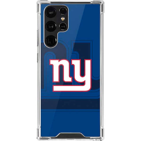 NFL New York Giants Double Vision Galaxy S22 Ultra Clear Case