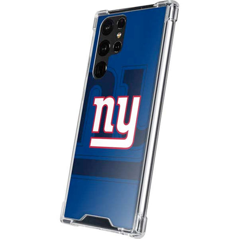 NFL New York Giants Double Vision Galaxy S22 Ultra Clear Case