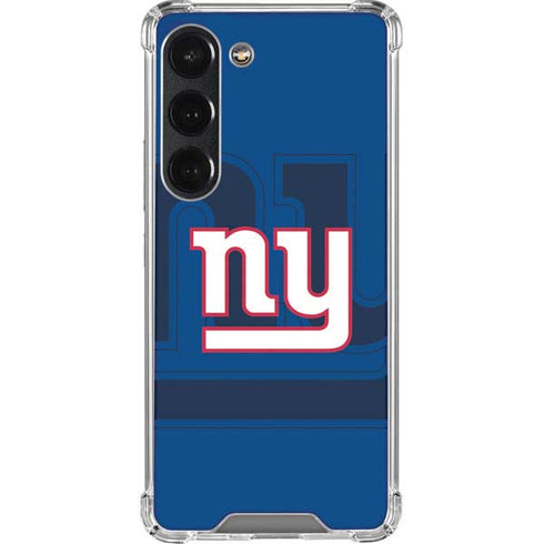 NFL New York Giants Double Vision Galaxy S23 Clear Case