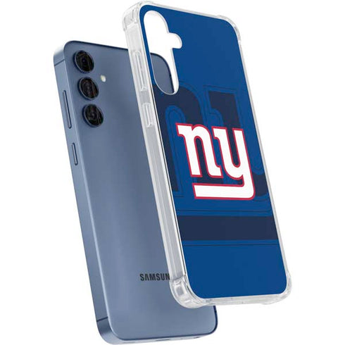 NFL New York Giants Double Vision Galaxy S24 Clear Case