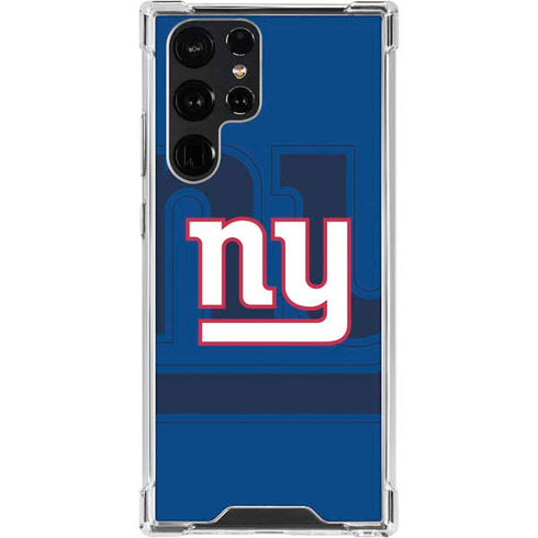 NFL New York Giants Double Vision Galaxy S24 Ultra Clear Case