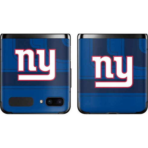 NFL New York Giants Double Vision Galaxy Z Flip Skin