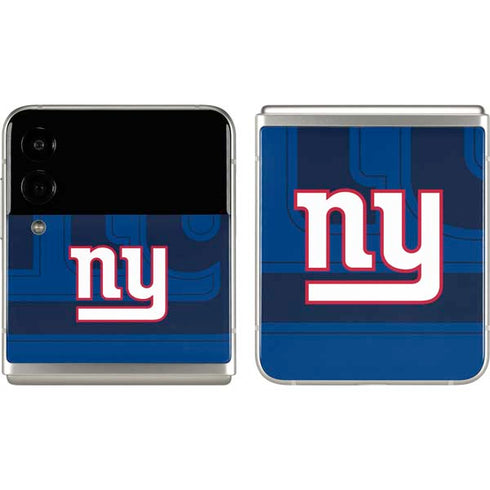 NFL New York Giants Double Vision Galaxy Z Flip3 5G Skin