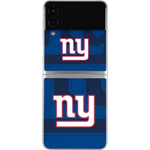 NFL New York Giants Double Vision Galaxy Z Flip3 5G Skin