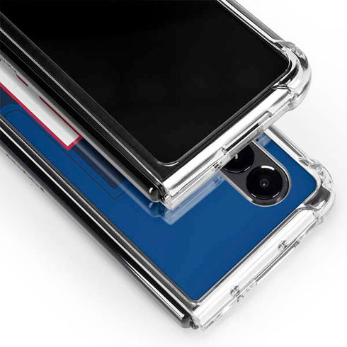 NFL New York Giants Double Vision Galaxy Z Fold4 5G Clear Case