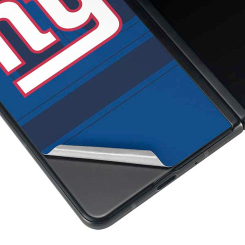 NFL New York Giants Double Vision Galaxy Z Fold4 5G Skin
