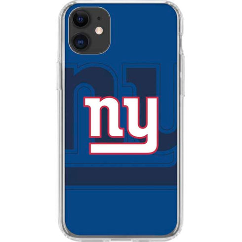 NFL New York Giants Double Vision iPhone 11 Clear Case